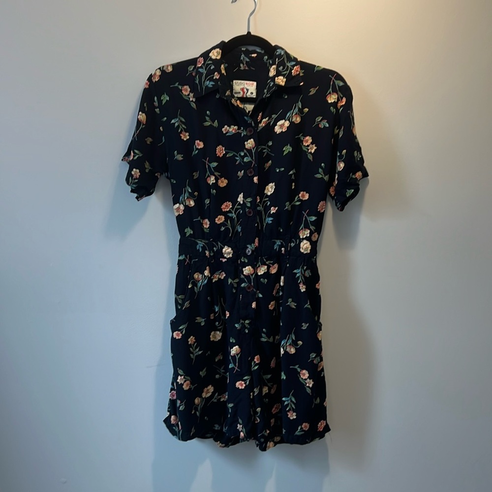 Vintage Floral Romper